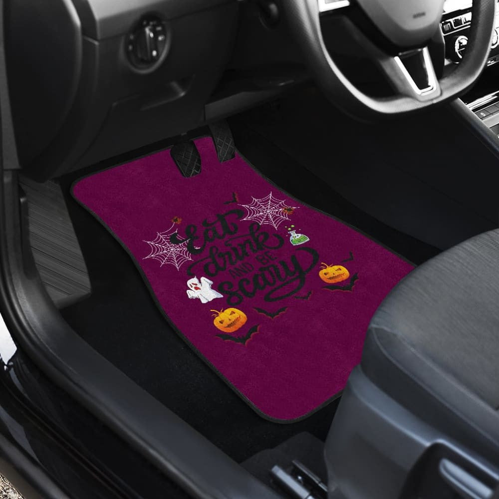 Eat, Drink & Be Scary Car Floor Mats