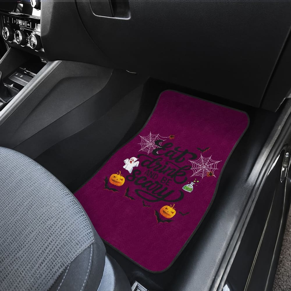 Eat, Drink & Be Scary Car Floor Mats