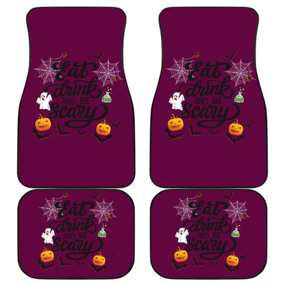 Eat, Drink & Be Scary Car Floor Mats