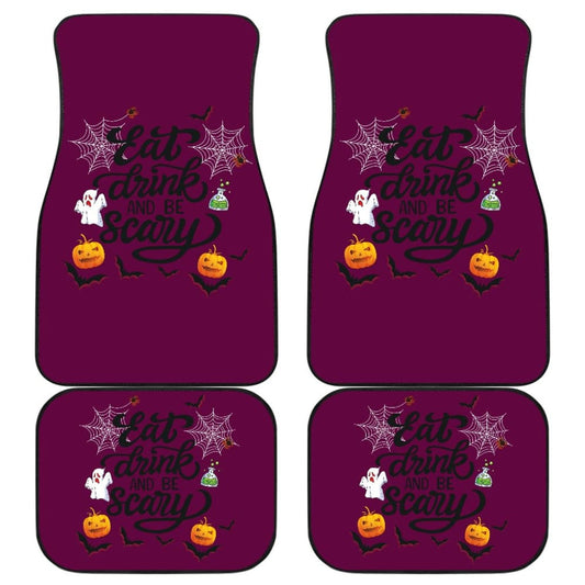 Eat, Drink & Be Scary Car Floor Mats