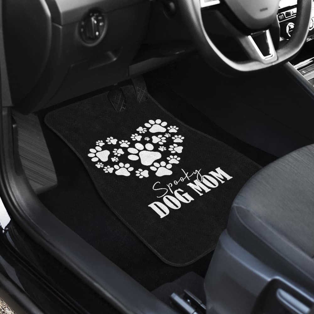 Spooky Dog Mom Halloween Paw Car Floor Mats