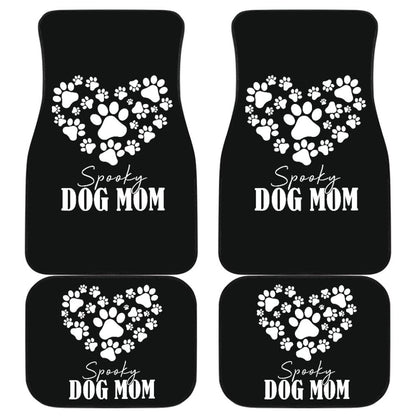 Spooky Dog Mom Halloween Paw Car Floor Mats
