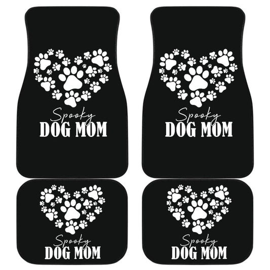 Spooky Dog Mom Halloween Paw Car Floor Mats