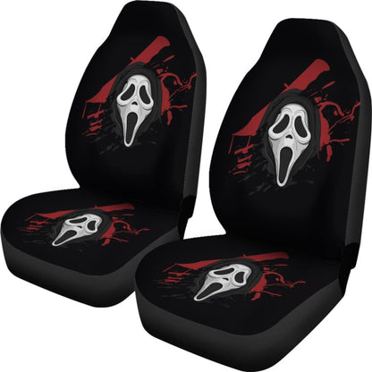 Ghostface Scream Car Seat Covers