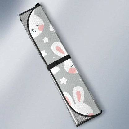 Rabbit Cloud Pattern Car Auto Sun Shades