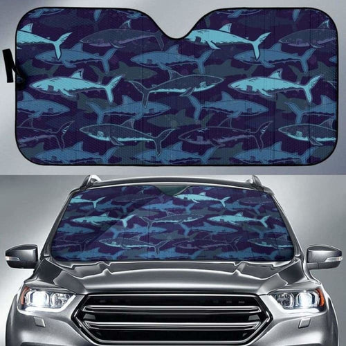 Shark Pattern Car Auto Sun Shades