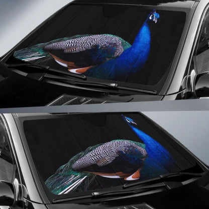 Peafowl PeacockK Car Sun Shade