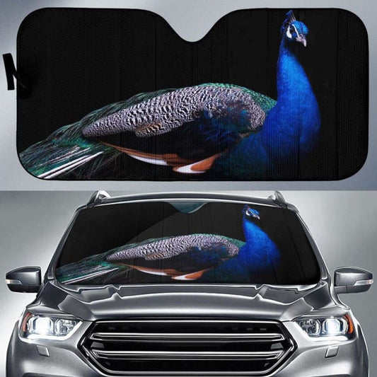 Peafowl PeacockK Car Sun Shade