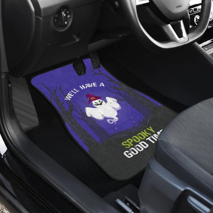 We'll Have A Spooky Good Time Ghost For A Cute Ghost Car Floor Mats