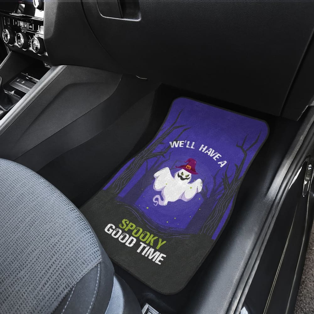 We'll Have A Spooky Good Time Ghost For A Cute Ghost Car Floor Mats