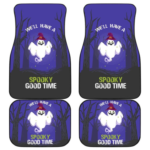 We'll Have A Spooky Good Time Ghost For A Cute Ghost Car Floor Mats