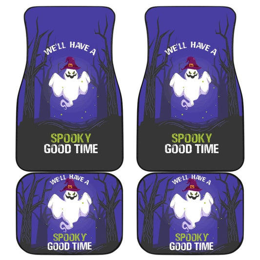 We'll Have A Spooky Good Time Ghost For A Cute Ghost Car Floor Mats