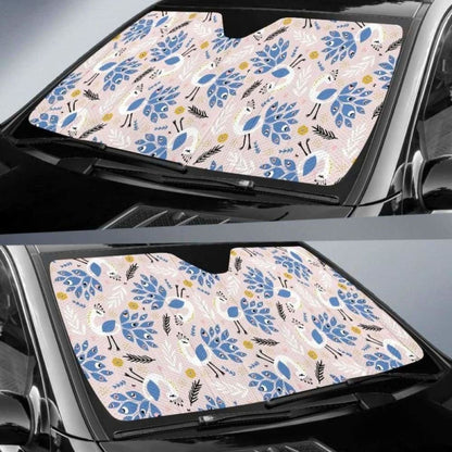 Cute Peacock Pattern Car Auto Sun Shades