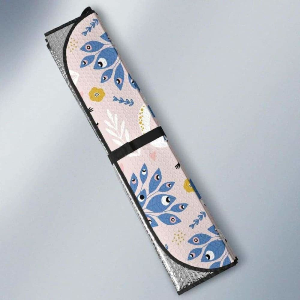 Cute Peacock Pattern Car Auto Sun Shades