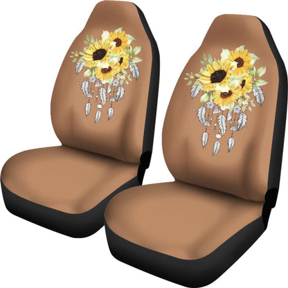 Native Sunflower Dreamcatcher Flower Lovers Car Seat Covers