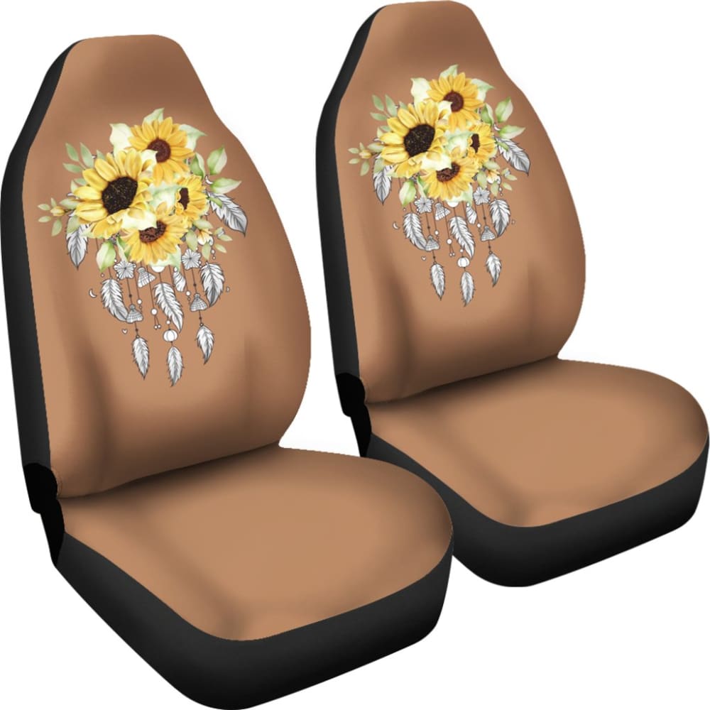 Native Sunflower Dreamcatcher Flower Lovers Car Seat Covers