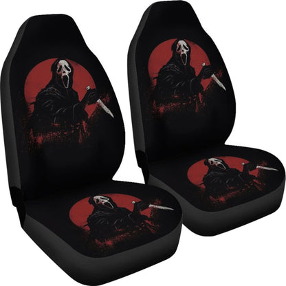 Ghostface Bloody Full Moon Night Car Seat Covers