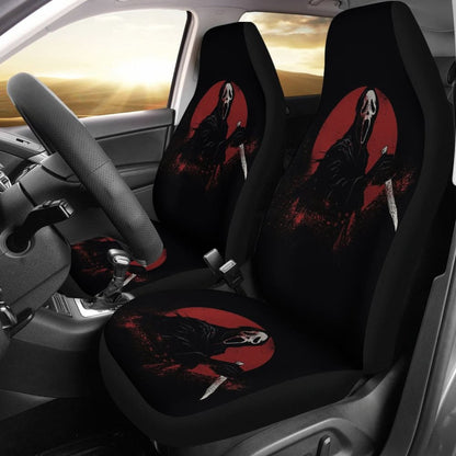 Ghostface Bloody Full Moon Night Car Seat Covers