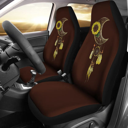 Native Sunflower Dreamcatcher Car Seat Covers