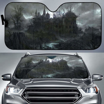 Dark Halloween Castle Sun Shade Amazing Best Gift Ideas