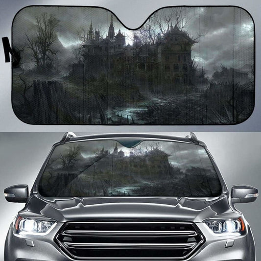 Dark Halloween Castle Sun Shade Amazing Best Gift Ideas
