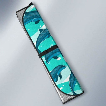Dolphin Sea Pattern Car Auto Sun Shades