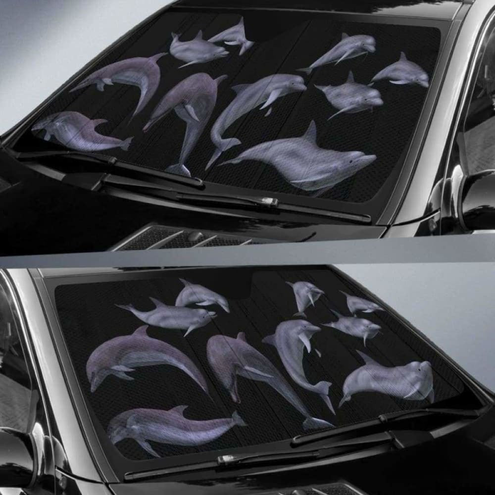 Dolphins Auto Sun Shade
