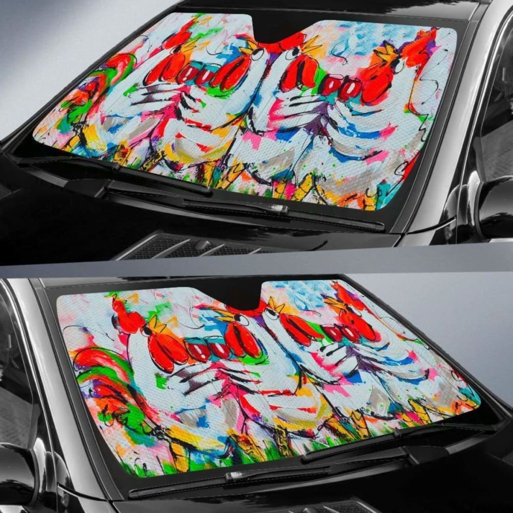 Auto Sun Shades - Chicken