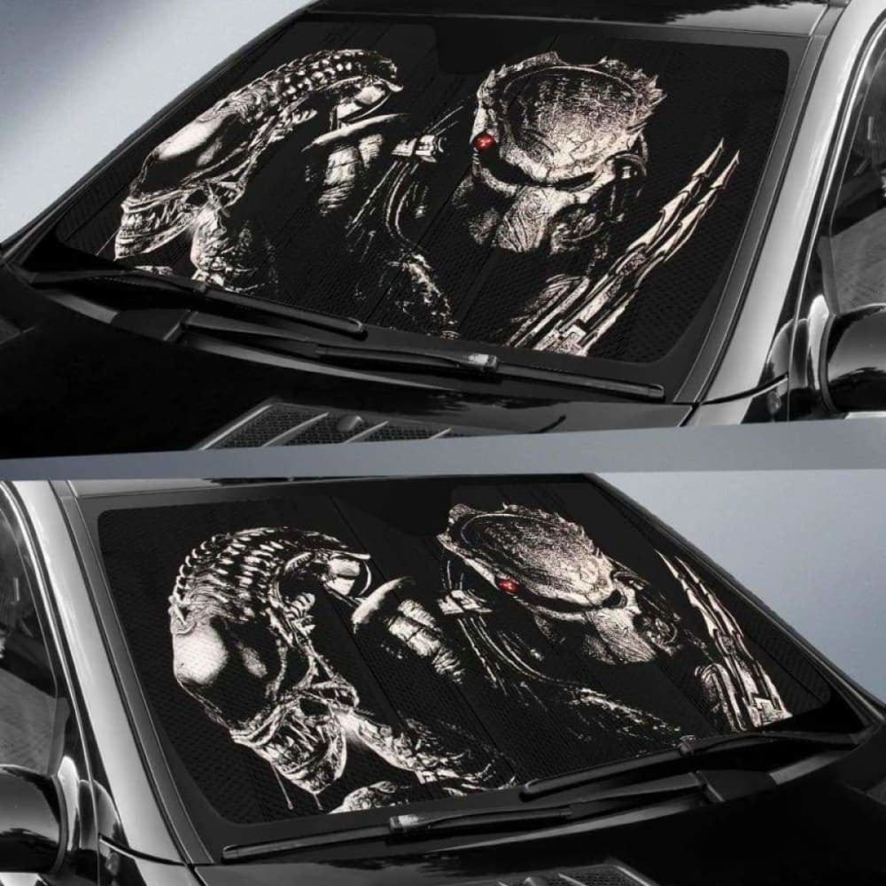 Aliens Vs Predator Car Auto Sun Shades