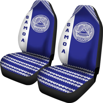 American Samoa Car Seat Covers - American Samoa Seal Blue -