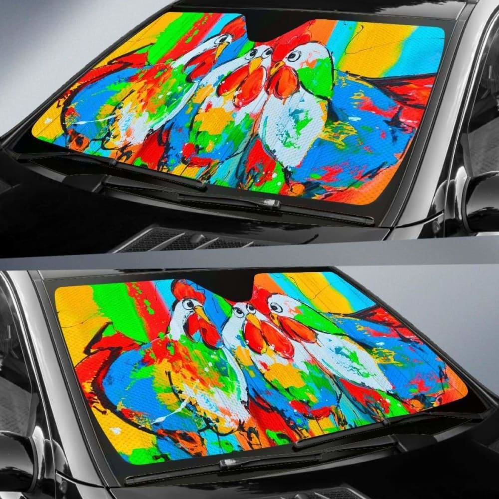 Auto Sun Shades - Chicken