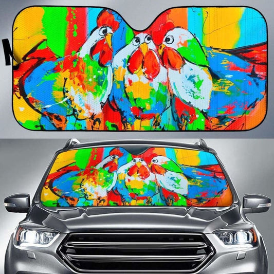 Auto Sun Shades - Chicken