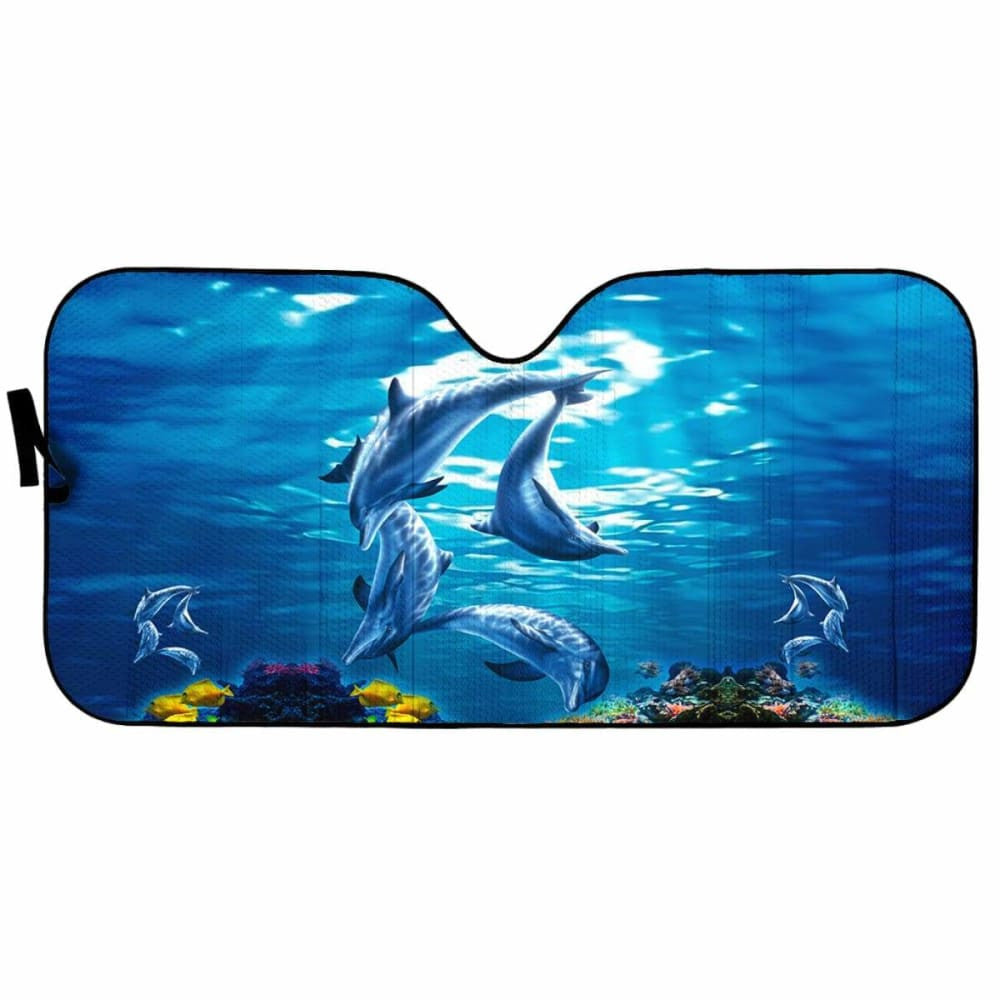Car Sun Shade Dolphins