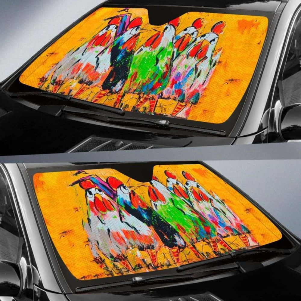 Auto Sun Shades - Chicken