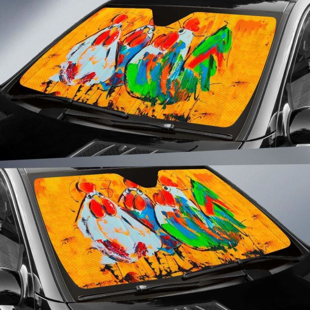 Auto Sun Shades - Chicken