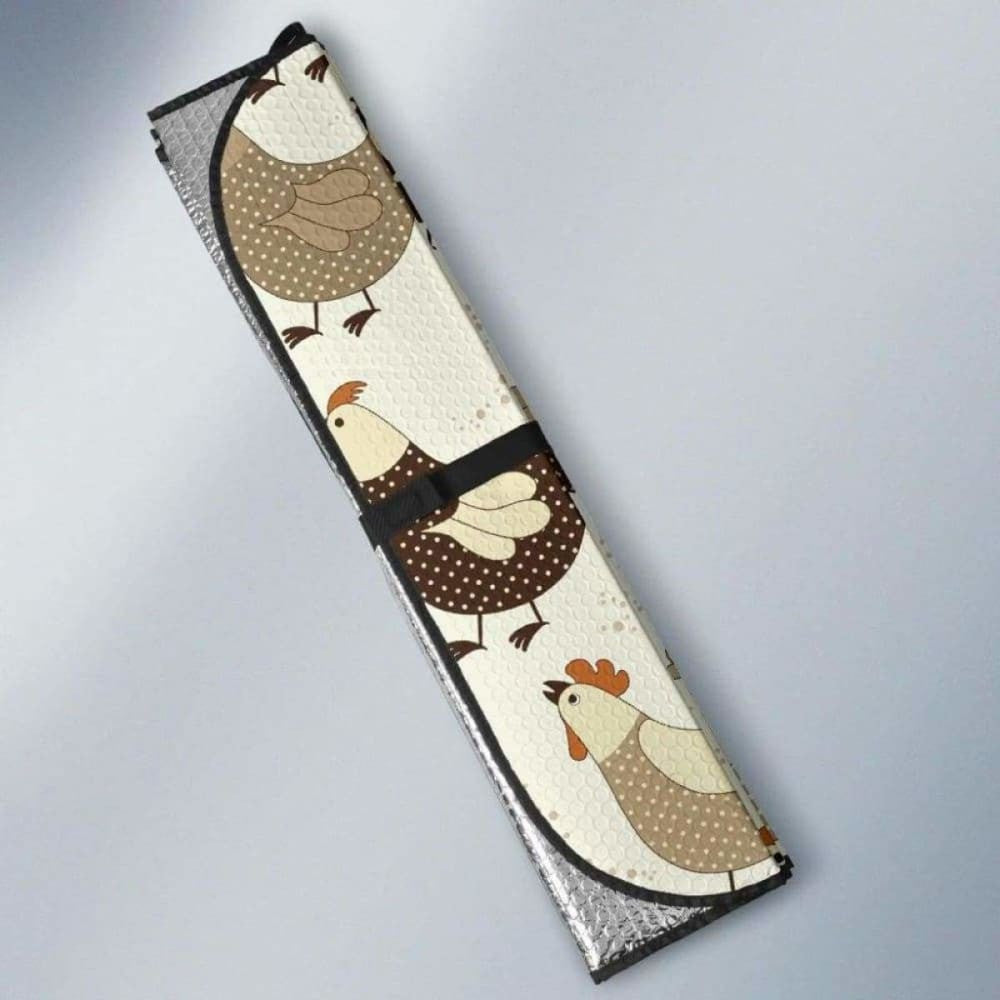 Cute Rooster Chicken Cock Car Auto Sun Shades