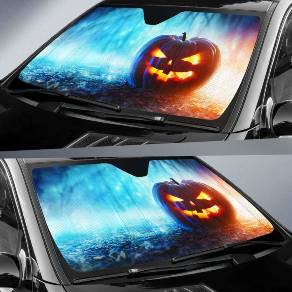 Pumpkin Halloween Sun Shade Amazing Best Gift Ideas