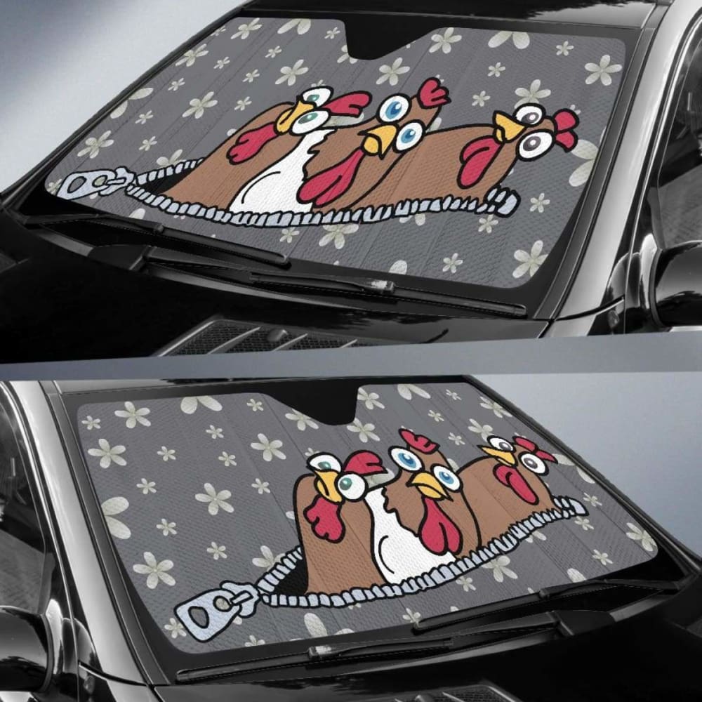 Auto Sun Shades - Chicken