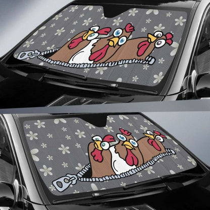 Auto Sun Shades - Chicken