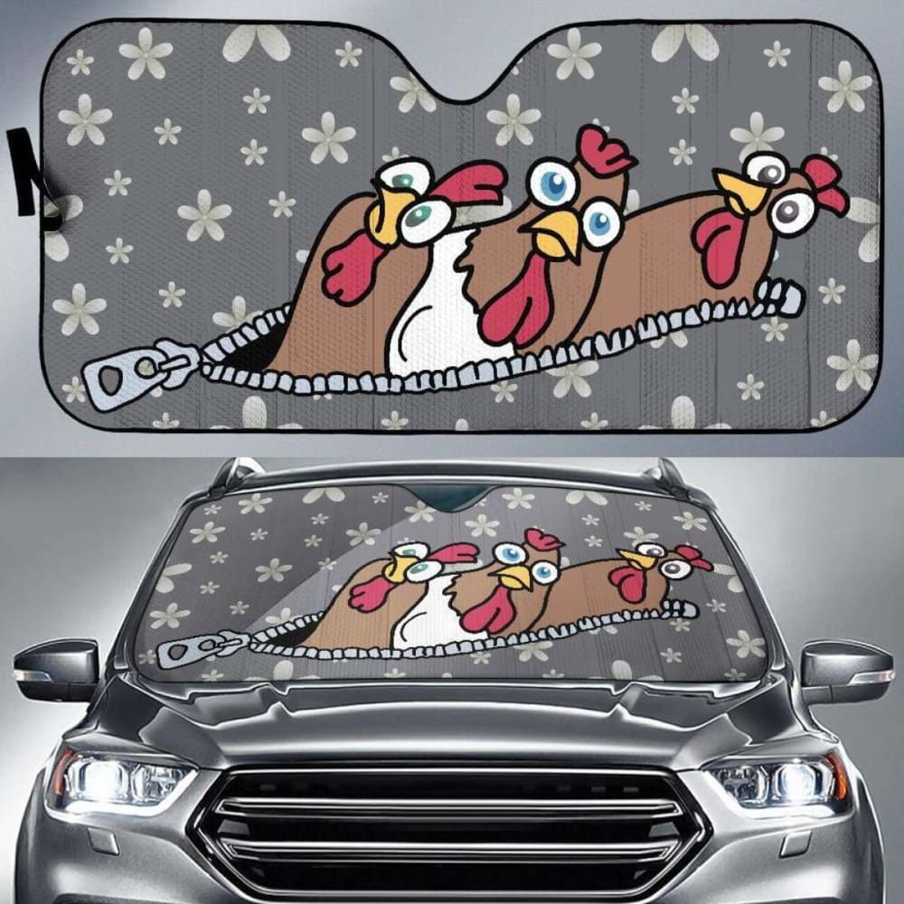 Auto Sun Shades - Chicken