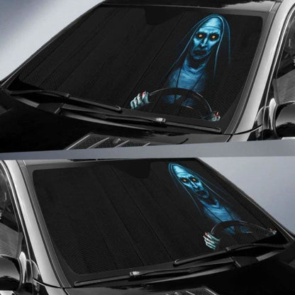 Valak Halloween Horror Movie Auto Sun Shade