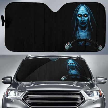Valak Halloween Horror Movie Auto Sun Shade