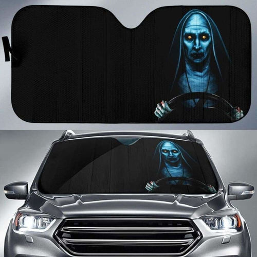 Valak Halloween Horror Movie Auto Sun Shade