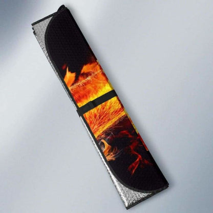 Punch Fire Vs Ice Car Sun Shades