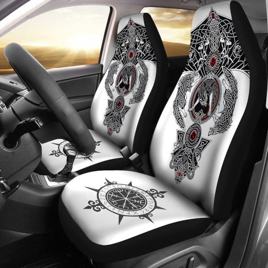 Car Seat Covers - Viking Tattoo
