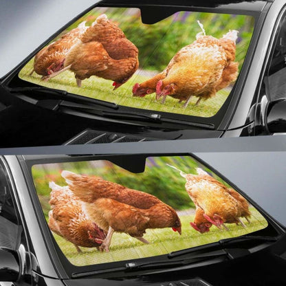 Auto Sun Shades - Chicken