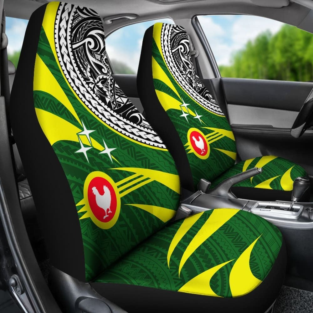American Samoa Polynesian Car Seat Covers - Manu'A Floral Pattern -