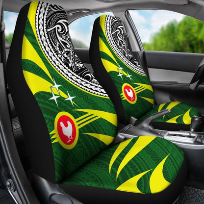 American Samoa Polynesian Car Seat Covers - Manu'A Floral Pattern -