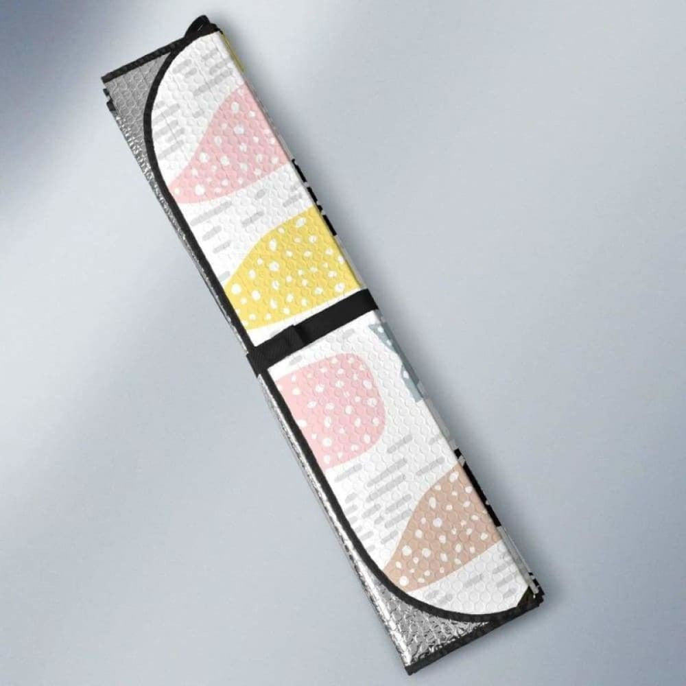Whale Dot Pattern Car Auto Sun Shades