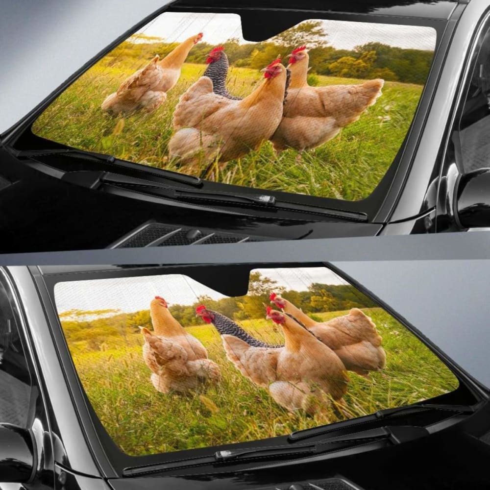 Auto Sun Shades - Chicken